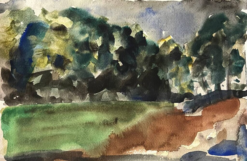 WaterColor on Cardboard |cm 27 x 17 |